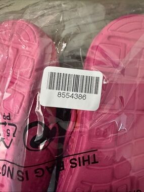 Pink Tie-Dye Foam Clog Slides